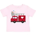 thumbnail image 3 of Inktastic Easter Red Firetruck with Pink Hearts Boys or Girls Toddler T-Shirt, 3 of 5