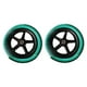 thumbnail image 4 of 1 par de ruedas de repuesto para bicicleta de equilibrio, ruedas de entrenamiento, neumáticos de entrenamiento, ruido de ciclismo Verde, 4 of 9