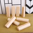 thumbnail image 2 of 60 Piezas Portatarjetas de Madera Soportes para Números de Mesa de Madera Letrero de Boda Nombre de Mensaje Rústico S Soporte de Exhibición, 2 of 5