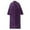 YPR1-Purple, variant on Womens Zip Up Bathrobe Winter Long Sleeve Full Zip Fleece Robe Soft Fuzzy Fluffy Cozy Warm Plush Robes Long Housecoat with Pockets