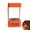 Orange, variant on AI Hologram Robot, 3D Projection Display, Smart Desktop Gadget | Desktop Interactive Gadget, WiFi Voice Control, Rechargeable ABS Body, Animated Avatars, Ideal For Office Desk Home