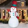thumbnail image 5 of Holiday Time 10 Foot Tall Vintage Snowman, 5 of 6