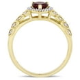 thumbnail image 5 of Everly Women's Garnet 10k Yellow Gold Ring, 5 of 8