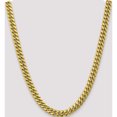 thumbnail image 2 of 10K Yellow Gold Jbsp's Semi-Solid 9.3mm Miami Cuban Chain (24 X 9.3) Made In South Africa 8231-24, 2 of 5