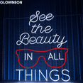 thumbnail image 2 of Glowneon Fashion Eyeglasses Decor, See The Beauty In All Things Neon, 2 of 5