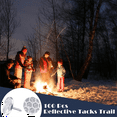 thumbnail image 4 of TOP! 100Pcs Reflective Tacks Trail Marking Glow for Hiking Camping, 4 of 4