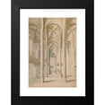 thumbnail image 2 of Paul Juvenel the Elder 18x24 Black Modern Framed Museum Art Print Titled - Interior of a Gothic Church (1629), 2 of 5