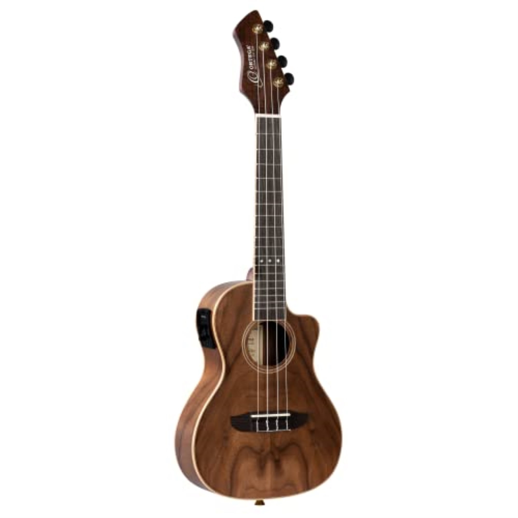 Ortega Horizon Series RUWN-CE Walnut Concert Acoustic-Electric Ukulele Satin Natural