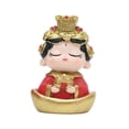 thumbnail image 1 of Figura de resina, estatua de la diosa madre Mazu, regalo, obra de arte coleccionable, adorno para Base Yuanbao, 1 of 9