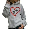 thumbnail image 2 of POTETI Women's Hoodies and Sweatshirts Casual Long Sleeve Sweatshirts Pullover Tops, 2 of 4