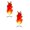 A56 Red 3.9"x3.9"x5.9" 2PC, variant on Clearance! 2Pcs Floating Fireball Halloween Prop, Fake Flame Light, Colored Cloth, 3.9"X3.9"X5.9", Hands-Free Illusion For Costume, Haunted House Decor (Blue)