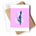 thumbnail image 1 of Marine Organism Cetacean Ehale Postcards Envelopes Blank Note Cards Mailing, 1 of 4