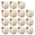 thumbnail image 2 of 15PCS Clearance! Beige Jumbo Ball Shatterproof Christmas Ornament, Velvet Christmas Tree Balls Decorative Hanging Ornaments, Christmas Decorations, 2 of 7
