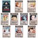 thumbnail image 1 of Pósteres de recompensa de Anime Wanted-pegatina de pared para decoración del hogar-28,5*19,5 CM, 1 of 10
