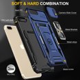 thumbnail image 5 of LeYi iPhone 8 Plus Case, iPhone 7 Plus Case with Screen Protector [2 Pack], [Slide Camera Cover Protection] Military Grade Shockproof Full Body Protective Cover for iPhone 7/8 Plus Case - Blue, 5 of 7