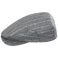 thumbnail image 3 of Adelphi Wool Pinstripe Square Bill Ivy Cap - M - Silver, 3 of 4