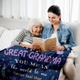 thumbnail image 3 of Great Grandma Gifts, Great-Grandma Blankets X, Promoted to Great Grandma Gift, Gifts for Great Grandma, Mothers Day/Christmas/Birthday Gifts for Great Grandmother, Great Grandma Gift Great, 3 of 7