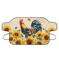 thumbnail image 6 of FORUDESIGNS Rooster Chicken Sunflower Pattern Car Windshield Snow Ice Cover Windshield Snow Ice Cover Used for Snow Protection, Rain and Sun, Winter Car Accessories Fits for Most Vehicler SUV Van, 6 of 6