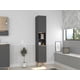 thumbnail image 2 of Estanteria de Baño Vicent Plata Oscuro y Café Claro Virtual Muebles, 2 of 9