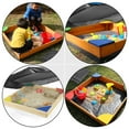thumbnail image 2 of OUNONA Sandbox Cover in Black Oxford Fabric, , Easy to Clean, Weather-Resistant Protective Outdoor Cover, 2 of 5