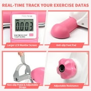 TARESNESS Zimtown Under Desk Bike Pedal Exerciser, Pink - Material: ABS