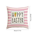 thumbnail image 4 of Easter Decorations Easter Pillow Cover Rabbits Easter Egg Sofa Bedhead Decoration Imitation Linen Pillow Cushion Cover, 4 of 7