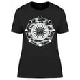 thumbnail image 1 of Elegant Moon Phases T-Shirt Women -Image by Shutterstock, Female Medium, 1 of 2