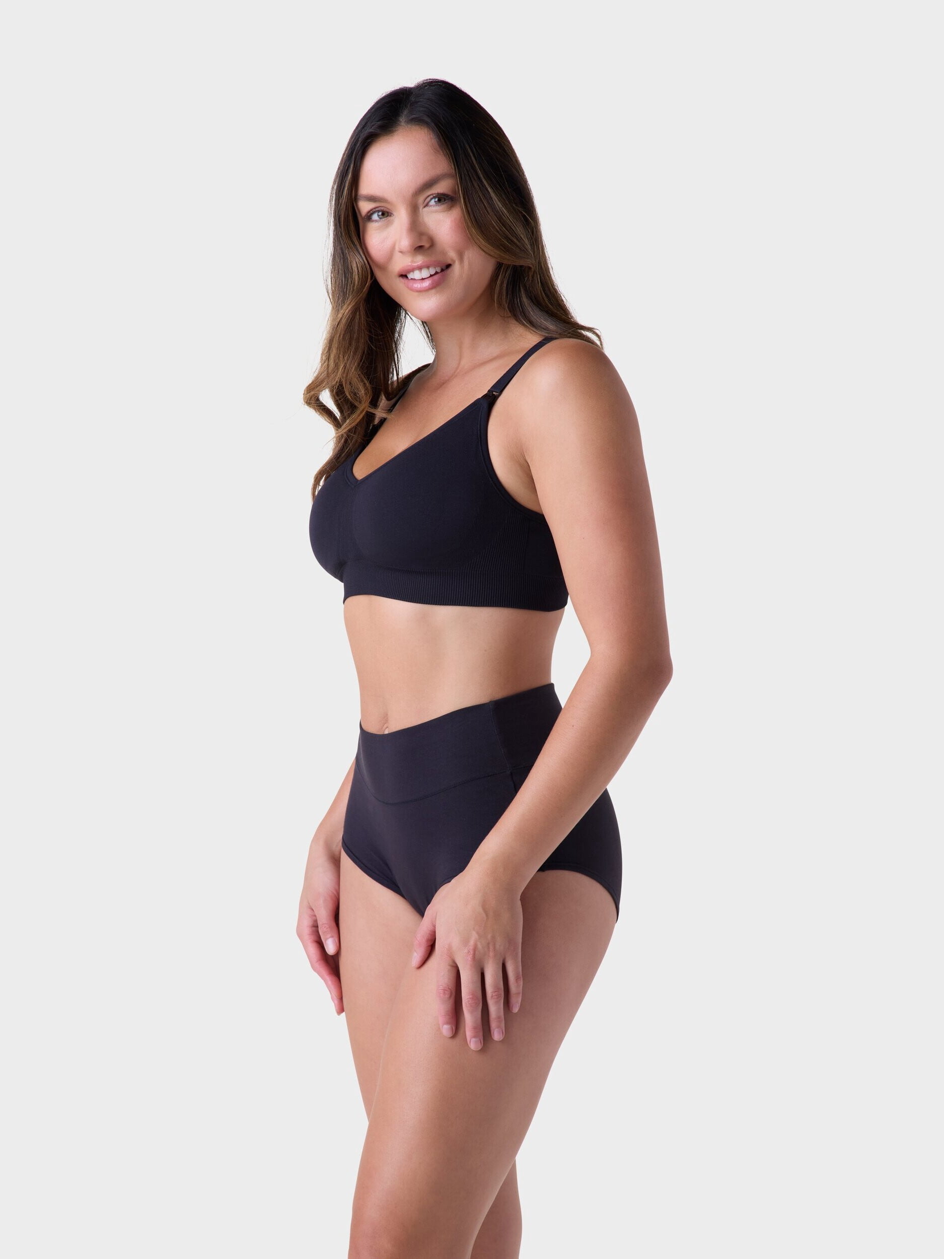 Ingrid & Isabel For Every Belly Women's Maternity Seamless Nursing and Pumping Bra, Sizes S-4XL