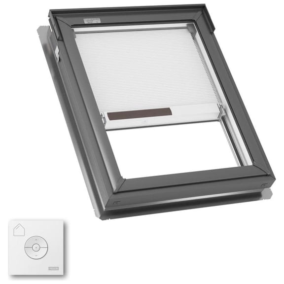 Velux Fs C01 2004S Fs Fixed Deck Mount Skylight - Gray Frame / Clear Glass
