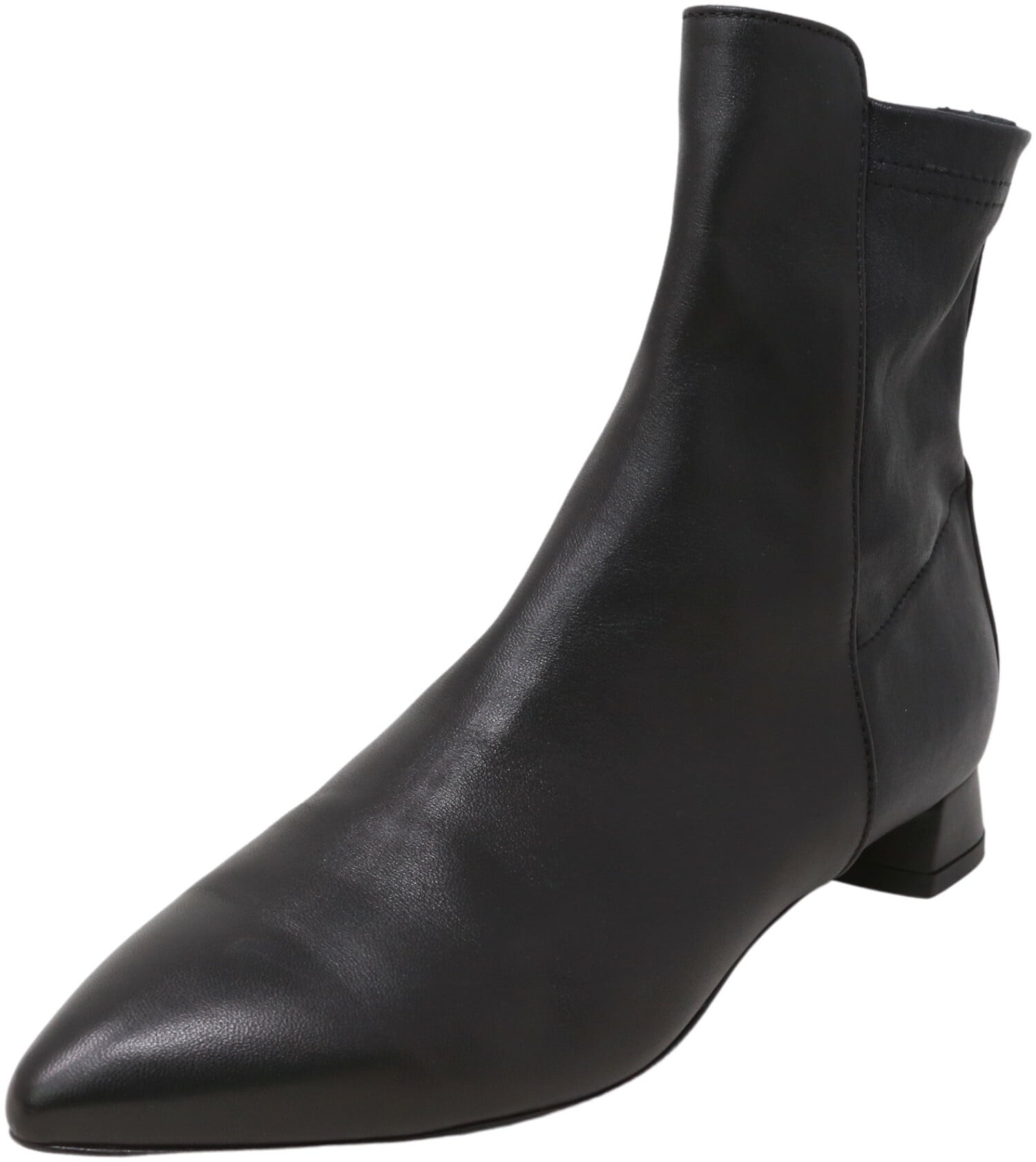 Agl Women's Pointed Toe Leather Boot Nero / Mid-Calf - 6M | Walmart Canada
