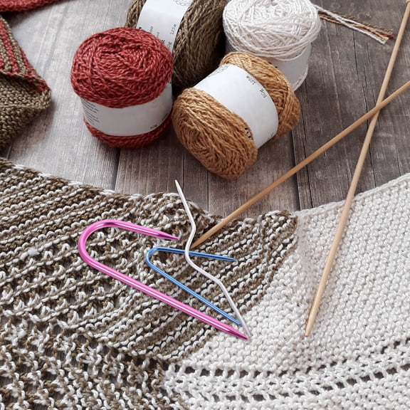 Worgeous 3 Pcs Knitting Tools Knitting Needles Hair Needle Crochet Tools Yarn Needle Crochet Needles Aluminum