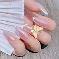 thumbnail image 4 of 20 piezas de adornos para uñas 3D, diamantes de imitación con forma de mariposa en 3D, gemas de metal con purpurina, accesorios para uñas, 4 of 6