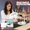 thumbnail image 7 of Haotor 4.2-inch Magnifying Glass with Light and Stand with Flexible Goose-Neck - White, 7 of 7