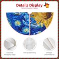 thumbnail image 3 of Haiem Whimsical Sunflowers Night Sky Pattern Christmas Tree Skirt Merry Christmas Party Christmas Tree Decoration,New Year Decorations-48", 3 of 6