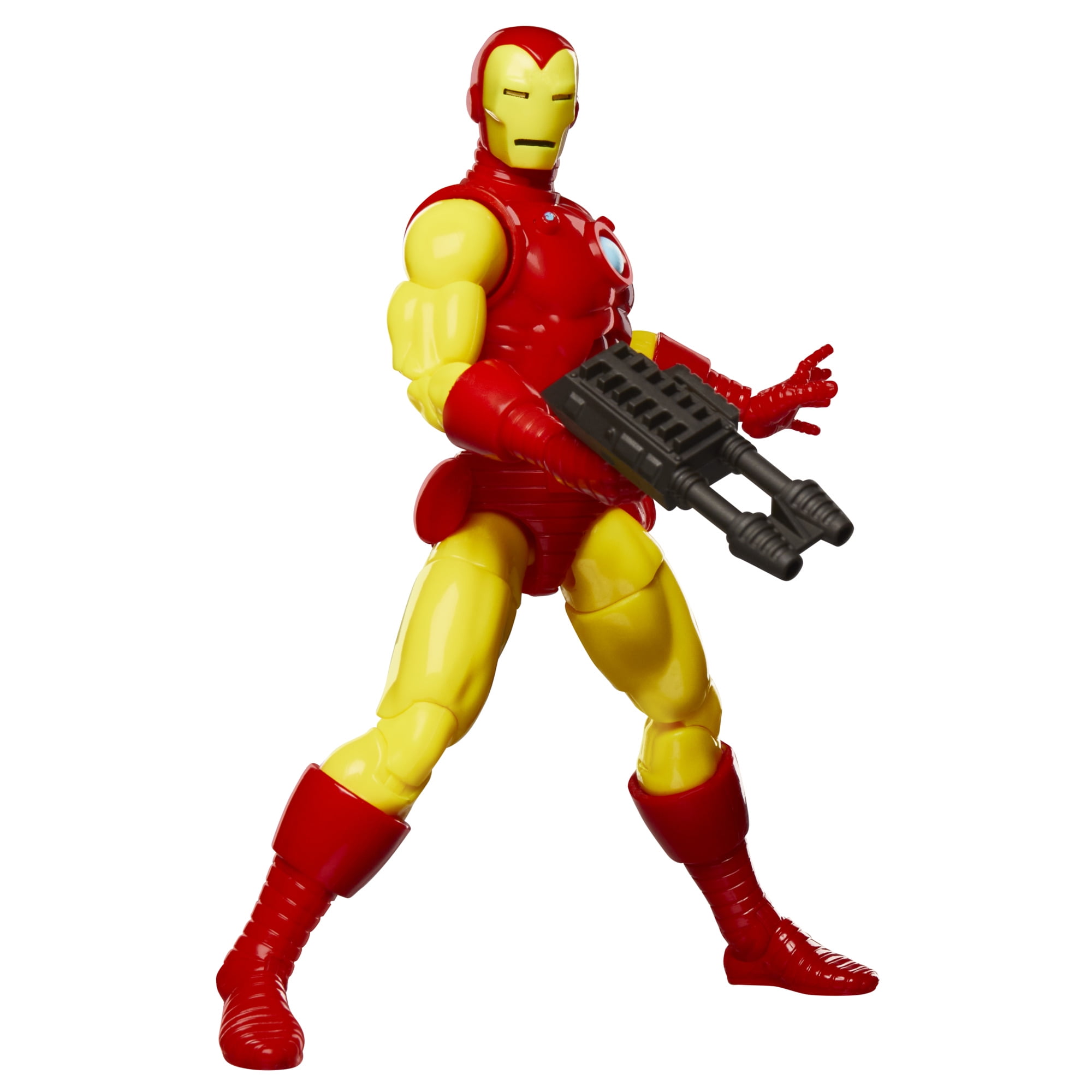 Marvel Legends Series Secret Wars Iron Man, Retro Marvel Comics Collectible Action Figure (6”)