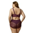 thumbnail image 2 of Elila Women&rsquo;s Plus Size Lacey Curves Underwire Bra, Full Coverage Support, Style 2311Plum, 2 of 3