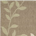 thumbnail image 2 of SAFAVIEH Courtyard Abraham Floral Indoor/Outdoor Area Rug, Brown/Beige, 4' x 5'7", 2 of 4