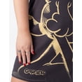 thumbnail image 4 of Garfield Womens Grey Oversized Short Sleeved T-Shirt, 4 of 5