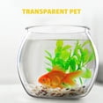 thumbnail image 3 of Milisten Bol à Poisson en Plastique Transparent Petit Aquarium Petit Bac à Poissons Bol à Poisson pour Betta Poisson Poisson Rouge, 3 of 6