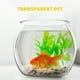 thumbnail image 5 of Pecera de plástico transparente, pequeño acuario, pequeña pecera, pecera para peces Betta, peces dorados, 5 of 6