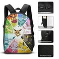 thumbnail image 3 of Eeveel_ution Anime Print School Bag 3 Pcs Set, Backpack, Lunch Bag, Pencil Storage Bag, 3 of 8