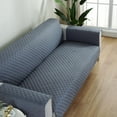 thumbnail image 3 of DONGPAI Sofa Slipcover Reversible Sofa Cover Water Resistant Couch Cover with Foam Sticks Elastic Straps Furniture Protector for Pets Kids Children Dog Cat, Gray, 3 of 10