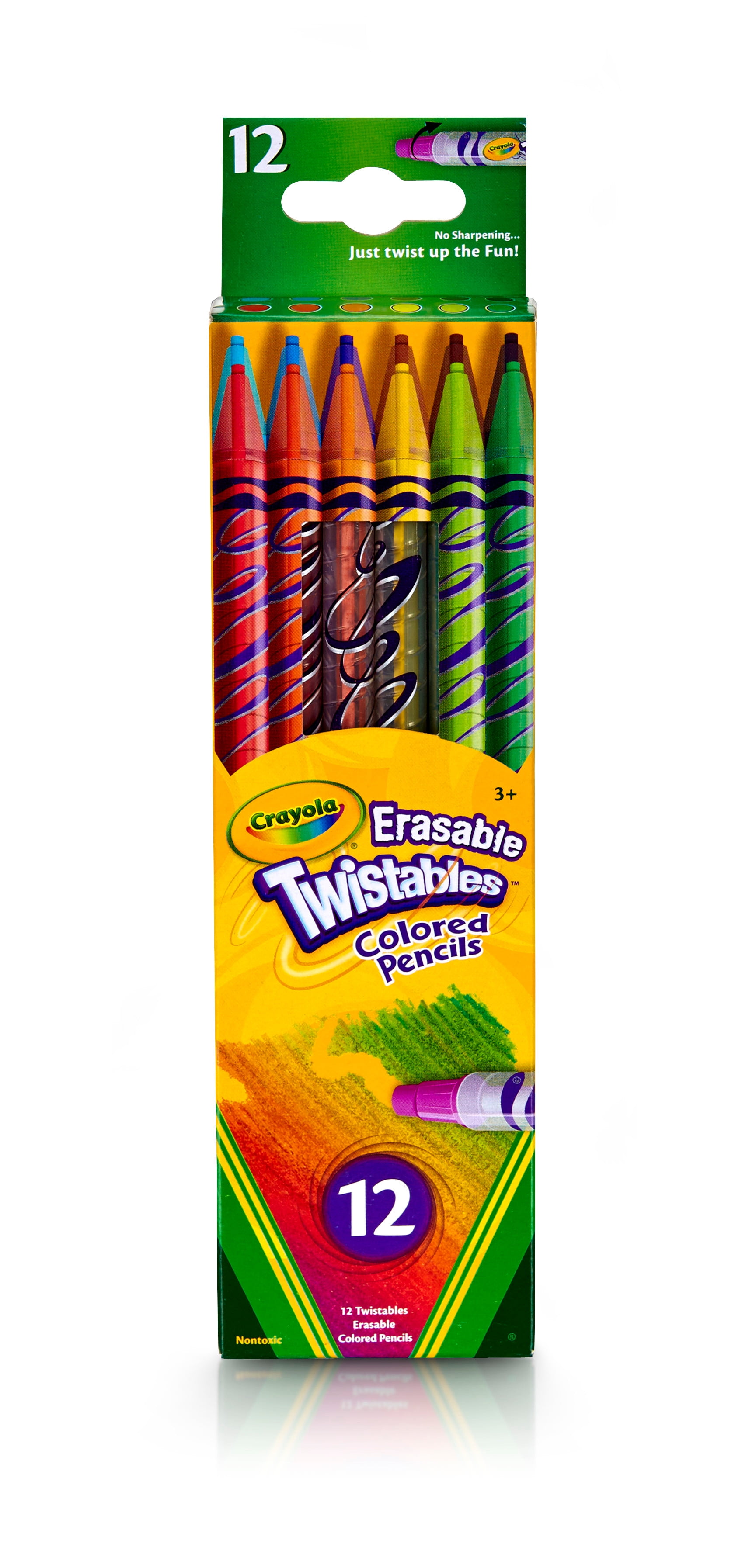 Crayola Twistables Colored Pencils, Always Sharp, Art Tools For Kids, 30  Count