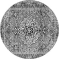 thumbnail image 1 of Ahgly Company Indoor Round Persian Gray Traditional Area Rugs, 8' Round, 1 of 1