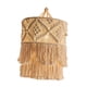 thumbnail image 3 of Pantalla de lámpara de macramé Boho Chic Pantalla de lámpara colgante tejida a mano Lámpara colgante Altura 50cm, 3 of 9
