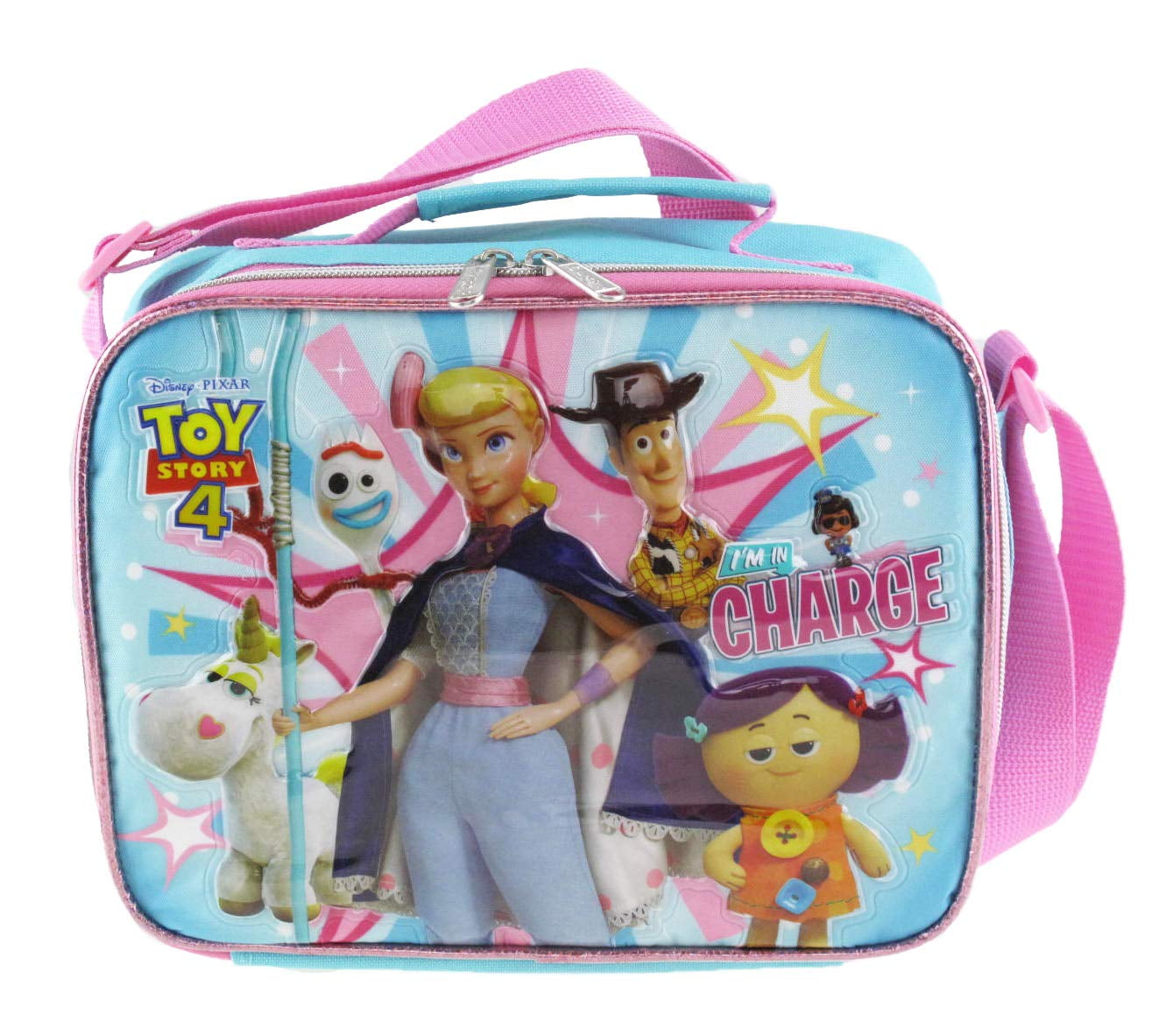 Toy Story 4 Insulated Lunch Bag Forky Bo Peep Woody w/ Snack