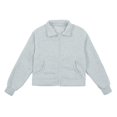 thumbnail image 4 of GXWEA Cute Outfits For Girls 10-12 Toddler Clothes Girls Zip Up Sweatshirt, Kids Zipper Fashion Sweatshirt Grey 6-7 Years, 4 of 6