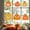 Orange, variant on Konghyp Halloween Window Clings, Cute Pumpkin Ghost Decorations, Double-sided Printing Stickers, Indoor Halloween Window Decals, Perfect for Home, Office, Restaurant, Festive Holiday Decor
