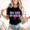 thumbnail image 6 of His Way Is Better Christian T-Shirt, Retro Preppy Coquette Faith Tee, 6 of 8