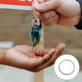 thumbnail image 4 of 20pcs Keyrings Making Rings Alloy Key Chain Key Holder Pendants DIY Circle Rings, 4 of 8